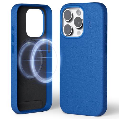 MOFT iPhone 15 Pro ケース マグセーフ ケース MOVAS™ レザーケース 高耐久 moft スマホケース 磁力強化 軽量 ワイヤレス充電対応 1.7m落下防止 高反発ボタン 全面保護 保護ケース MagSafe対応