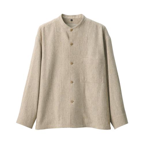 無印良品 紳士 ウール混シャツジャケット メンズ BG1QUA4A ベージュ 紳士XL