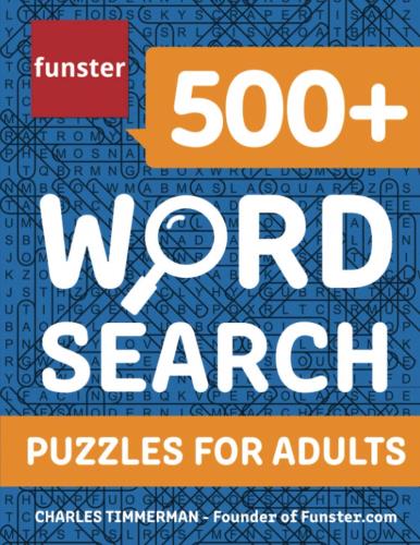 楽天FIDELAFunster 500+ Word Search Puzzles for Adults: Word Search Book for Adults with a Huge Supply of Puzzles