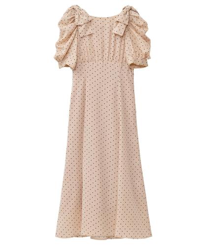 [メゾン ド フルール] その他ワンピース ドットワンピース レディース ベージュ
