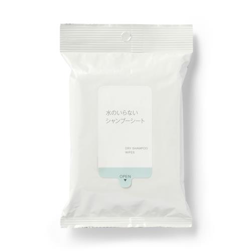 MUJI 無印良品 水のいらないシャンプーシート 12枚/約250×200mm 84473388