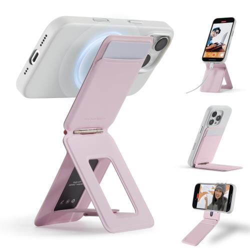 MOFTモフト スマホスタンド 8-in-1多機能スタンド カードケース付き MagSafe対応/NFC/Suica/タッチ決済対応｜iPhoneシリーズ・全機種対応｜強力磁力＆アイアンリング付き｜MOVAS?素材｜薄型・軽量・折りたたみ式｜多角度調整・三脚 携帯スタンド｜自撮り・動画視聴・ウェブ会