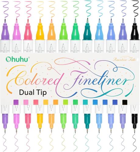 Ohuhu ߥڥ 12å ɮ˺ξ ե饤ڥ 饤ɥ󥰥ڥ 0.25mm1.6mm  ڥ  ̡ ...