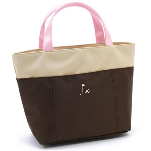 [キタムラ] ミニサイズ トートバッグ R-0690 レディース チョコ／ピンク [茶色] 62722