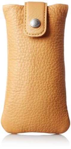 [キタムラ] メガネケース 開閉しやすいマグネット式 YH0086 キャメル/オレンジステッチ [茶色] 61421