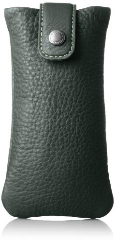 [キタムラ] メガネケース 開閉しやすいマグネット式 YH0086 ダークグリーン/ライトグリーンステッチ [緑] 32311