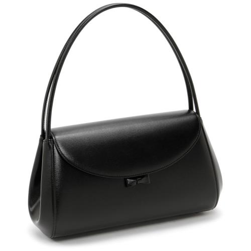 [キタムラ] フォーマルハンドバッグ リボン取り外し可能 袱紗と折りたたみバッグ付き Y-0550 ブラック ..