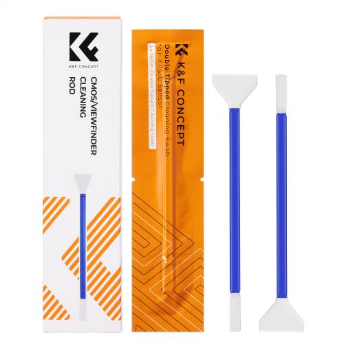 KF Concept カメラクリーニング用品 5本入り APS-Cセンサー用スワブ16mmファインダークリーニング綿棒 センサー専用 クリーニングスティック真空包装 メンテナンス用品 お手入れ 清掃用品 一眼レフ ミラーレスカメラ 掃除