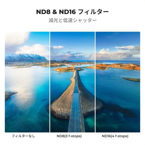 KF Concept DJI Mavic 4 Pro���� �ե��륿�����å�(CPL+ND8+ND16) ND�ե��륿�� CPL�ե��륿�� �ݸ� ȿ���ɻ� ����Ĵ�� ư�軣�� �и���� �����߷� 28�إ����ƥ��� �ץ���������