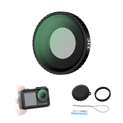 JJC DJI Osmo Action 5 pro 4 用 UVフィルター レンズキャップ フロントレンズリング キット 紫外線カ..
