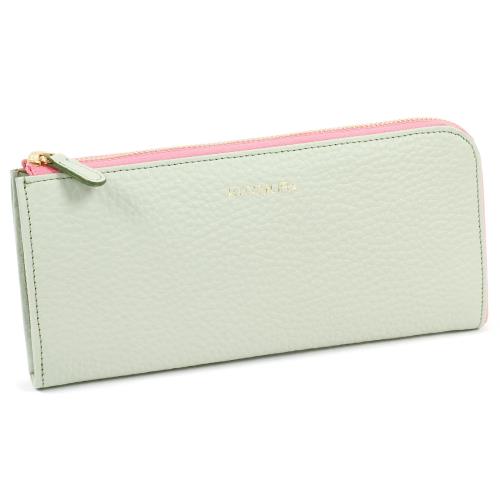 [キタムラ] カラーコンビ 長財布 PH0790 ライトグリーン／ローズ [緑] 31741