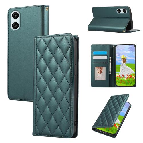 Rakuten - Gedurya Xperia 10 VI ケース 手帳型 SO-52E ケース 財布型 カード収納 RFIDブロッキング エクスペリア10 vi ケース SOG14 携帯カバー マグネット式 モンド グリッド