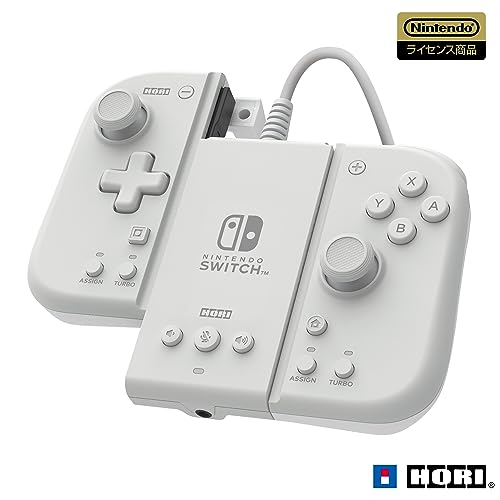 任天堂ライセンス商品グリップコントローラー Fit アタッチメントセット for Nintendo Switch™ / PC ミルキーホワイトNin...
