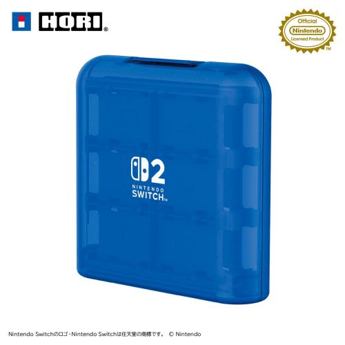 任天堂ライセンス商品カードケース 24枚収納 for Nintendo Switch™ 2 クリアブルーSwitch2・旧Switch両対応