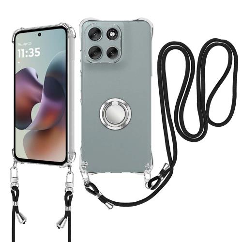 moto g66j / g66y 5G 用 ケース 肩掛け スマホケース 斜めがけ 織りストラップ付き 縄掛けケース HUKWI..