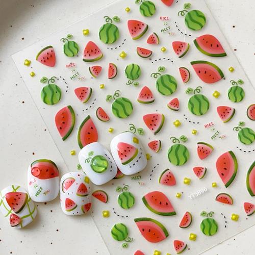 EZ PEACH ネイルシール 可愛いネイルシール 春 夏 飴 お菓子 夏祭り 萌え萌え 食品サンプル 面白い ネ..