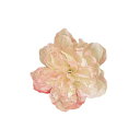 EZ PEACH 前髪クリップ こちょうらん 模造花ヘ 大きめ 高級造花 ヘアピン ヘアクリップ 前髪 髪留め 髪飾り 和装 浴衣 和風 着物 ヘアアクセサリー 髪用フラワークリップ ウェディングパーティー (一斤染)