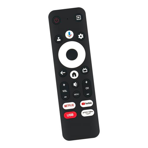 AULCMEET 代替品 テレビリモコン fits for 山善 チューナーレス テレビ QRH-24TL2K QRH-50TL4K 音声検索対応