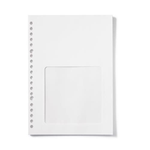 無印良品 リフィルノート リフィル 記録ができる窓付き封筒 ・A5・20穴・6枚 84476211