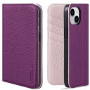 VISOUL iPhone14 Plus ケース 手帳型 本革 レザー 手帳型ケース アイフォン14 Plus ケース カード収納 携帯ケース 全面保護 柔軟な...