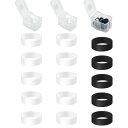 ZHI-NYLLDJS PS5/4対応 Switch1/2 プロ コントローラーに対応 Xbox SX/SS/One対応 スティック保護リング コントローラー ...