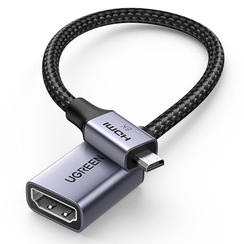FIDELA㤨UGREEN 8K@60Hz Micro HDMIĹ֥ Micro HDMI to HDMIѴץ micro hdmi?hdmi Ѵ 3D HDMI2.1 8K 60Hzб  ˥ ƥ б ʥԤ ߥ 졼 20cmפβǤʤ2,236ߤˤʤޤ