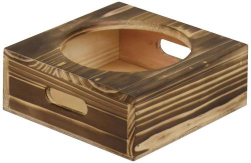 ウルシヤマ金属工業 釜炊き三昧2合炊き用釜置台 釜炊き三昧で炊いたご飯をそのまま食卓へ 木製 焼杉 日..