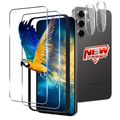 2+2�祻�å� ���������դ� �б� Galaxy S24 FE ���饹�ե���� 2�� + ����ݸ�ե���� 2�� ����ǧ�� �� ����饯����S24 FE �ե�...