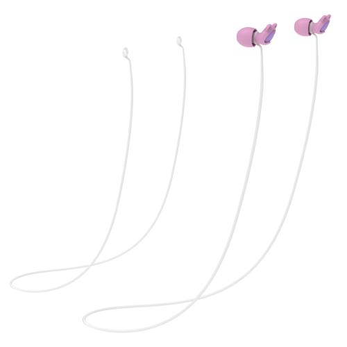 Quietide 耳栓コード 子供用 子供向けの専用紐 紛失防止シリコン紐 絡みにくい 超軽量 コンパクト ほと..