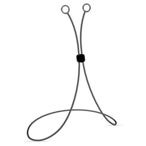 Quietide 耳栓コード クリップ付 紛失防止シリコン紐 絡みにくい 超軽量 コンパクト ほとんどのイヤー..