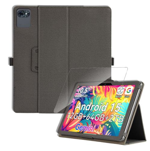 For TABWEE T80 ケース フィルム セット スタンド 全面保護 角度調整 キズ防止 軽量 タブレット 上質PU..