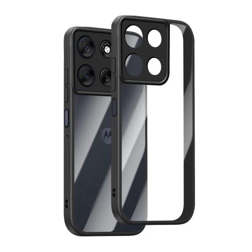 [SinRenn] Motorola Moto g66j 5G/g66y 5G/G56(XT2529-4/XT2529-3/A502MO) ケース クリア 360°全面保護 薄型 レンズ保護 スマホケース 耐久性 透明PC背面+ソリッドカラー TPUフレーム 耐衝撃 携帯カバー 黄変防止 擦り傷防止 米軍MIL規格 落下防止 携帯ケース モトローラ Mo
