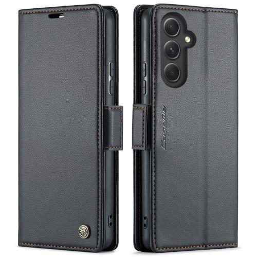 QLTYPRI 対応 Galaxy A36 5G ケース 手帳型 ギャラクシー A36 5GSC-54F 手帳型ケース PUレザー カード収納 スマグネット式 財布型 耐衝撃 全面保護 スマホケース スタンド機能付き ワイヤレス充電対応 ストラップホール付き Galaxy A36 カバー (ブラック)