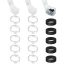 ZHI-NYLLDJS PS5/4対応 Switch1/2 プロ コントローラーに対応 Xbox SX/SS/One対応 スティック保護リング コントローラー ...