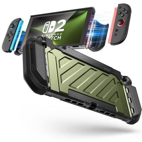 SUPCASE Nintendo Switch 2 ケース 2025 用 [ミリタリーグレードの保護] [マグネット式ジョイコンコン..