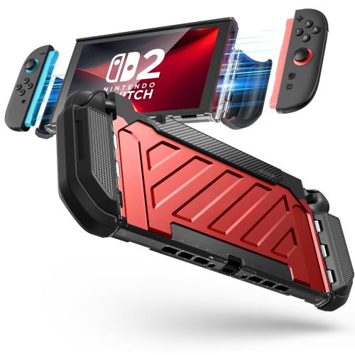 SUPCASE Nintendo Switch 2 ケース 2025 用 [ミリタリーグレードの保護] [マグネット式ジョイコンコン..