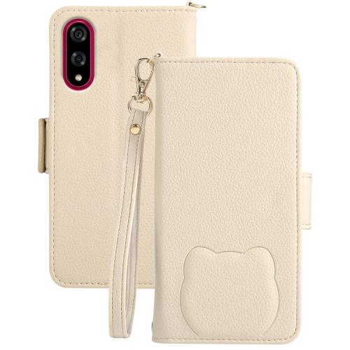 Rosbtib BASIO active3 ケース 手帳型 basioアクティブ3 ケース かわいい 猫柄 人気 ベイシオアクティブ3 ケースカバー オシャレ 財布型 軽量 耐久性 UQ mobile/au対・