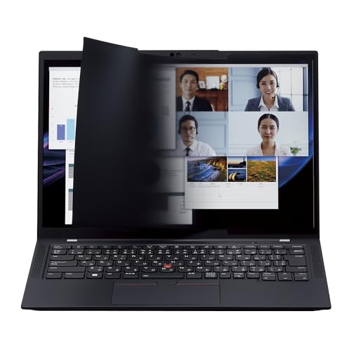 エレコム 液晶保護フィルター のぞき見防止 ナノサクション 14Wインチ(16：10) EF-PFNS14W10