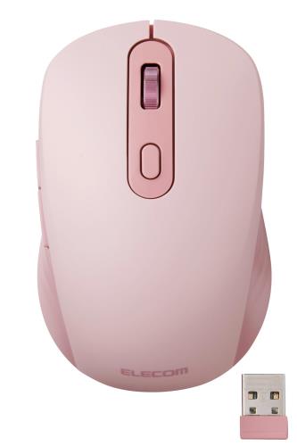 リニューアル エレコム ワイヤレスマウス 静音 充電式 OSMOD Six Bluetooth 無線2.4GHz両対応 2台まで接続 マルチペアリング 6ボタン ピンク M-MY35MBSAPN