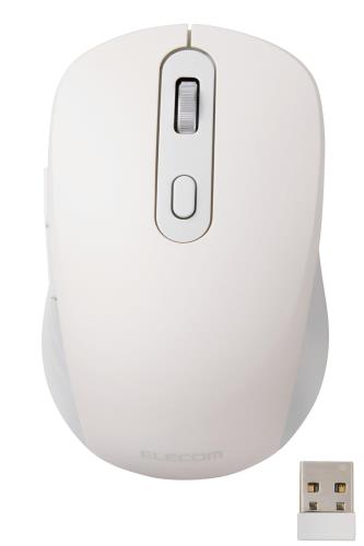 リニューアル エレコム ワイヤレスマウス 静音 充電式 OSMOD Six Bluetooth 無線2.4GHz両対応 2台まで接続 マルチペアリング 6ボタン ホワイト M-MY35MBSAWH