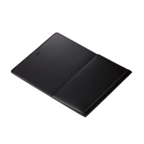 Display Covers - エレコム パソコンケース PCケース デスクマット×レザーケース 縦型 14インチ ケース ブラック BM-IBSVD14BK