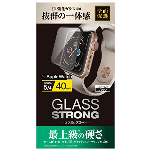 쥳 Apple Watch ե륫С饹ե ߥå SE Series 6 / 5 / 4 [ 40m ] ֥å AW-19SFL...