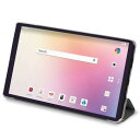 エレコム dtab Compact d-42A フラップケース 背面クリア ソフトレザー 2アングル スリープ対応 ブラック TB-D201WVBK