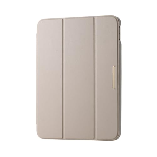 エレコム iPad 第11世代 A16 11インチ (2025) 10.9インチ 第10世代 (2022) ケース ソフトレザー ＆me 背面クリア グレージュ TB-A24RWVJM3GB