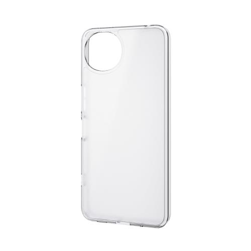 エレコム AQUOS wish5(SH-52F) ケース カバー 半透明 耐衝撃 衝撃吸収 ハイブリッド TPU ストラップホール付き 指紋が付きにくい エアークッション カメラ保護 シルキークリア PM-S251HVCKMCR