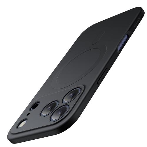 Rakuten - JETech iPhone 17 Pro 6.3インチ用 マグネットスリムケース MagSafeに対応 カメラレンズ全面保護 ソフトTPU 薄型スマホカバー マット仕上げ 耐衝撃 (ブラック)