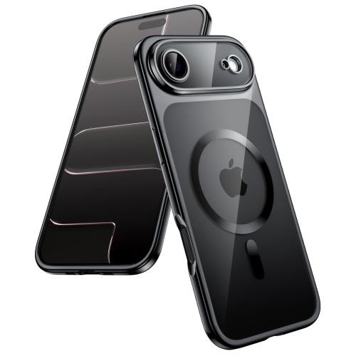 [互換性 魅力] iPhone 17 Air 6.5インチ用にのみ適合します。ご注意: iPhone 17 / 17 Pro / 17 Pro Maxには対応できません。ご購入前にデバイスモデルをご確認いただけますようお願いいたします [カメラの全面保護] カメラレンズ用の正確なカットアウトにより、カメラを完全に守りながら、自然なカメラ撮影体験を維持します。さらに、画面とカメラの周りの盛り上がったエッジが保護を強化します [強力な磁石の力] 38個の磁石が内蔵されており、自動調整としっかり吸着し、ワイヤレス充電がこれまで以上に簡単かつ高速になり、MagSafeアクセサリと互換性があります [正確なカットアウト] 正確なカットアウトにより、スピーカー、ボタン、その他のポートの最適な操作が可能になります。さらに、アップグレードされたスピーカーダストフィルターは、ほこりの侵入を防ぐように設計されています [プレミアム素材] 柔らかい電着加工TPUフレームと硬質透明PC背面を採用したこのケースは、お使いのの美しさを際立たせながら、包括的な保護を提供します。補強されたコーナーが衝撃を吸収し、硬質PC背面は傷に強いです