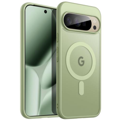 JETech Google Pixel 10/10 Pro 2025用 マグネットケース MagSafeおよびPixelsnap充電器に対応 半透明..