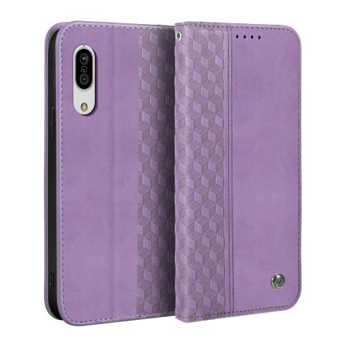 AQUOS sense3 ケース 手帳型 sense3 lite ケース sense3 basic 手帳型 ひし形柄 Gedurya SH-02M SHV45 ケース SH-M12 ケース 手帳型 マグネット式 スタンド機能 SHV48 907SH 携帯カバー カード収納 財布型 アクオス sense3 ケース 高級PUレザー 手触りが良い Android One S7