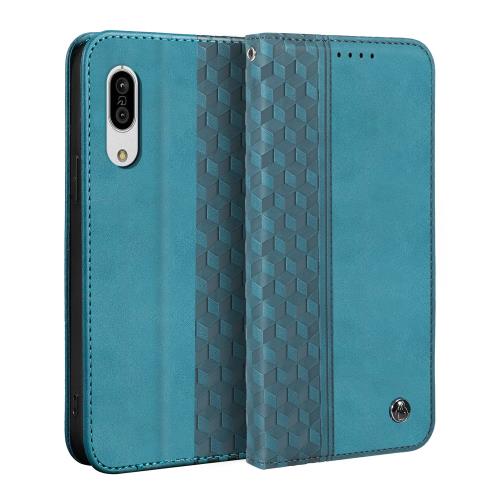 AQUOS sense3 ケース 手帳型 sense3 lite ケース sense3 basic 手帳型 ひし形柄 Gedurya SH-02M SHV45 ケース SH-M12 ケース 手帳型 マグネット式 スタンド機能 SHV48 907SH 携帯カバー カード収納 財布型 アクオス sense3 ケース 高級PUレザー 手触りが良い Android One S7